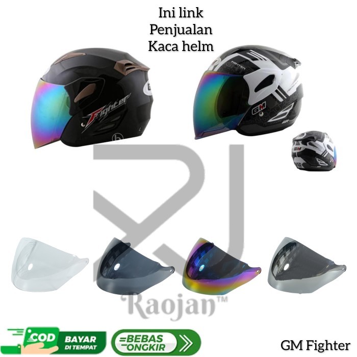 Kaca helm GM Fighter Visor helm GM Fighter