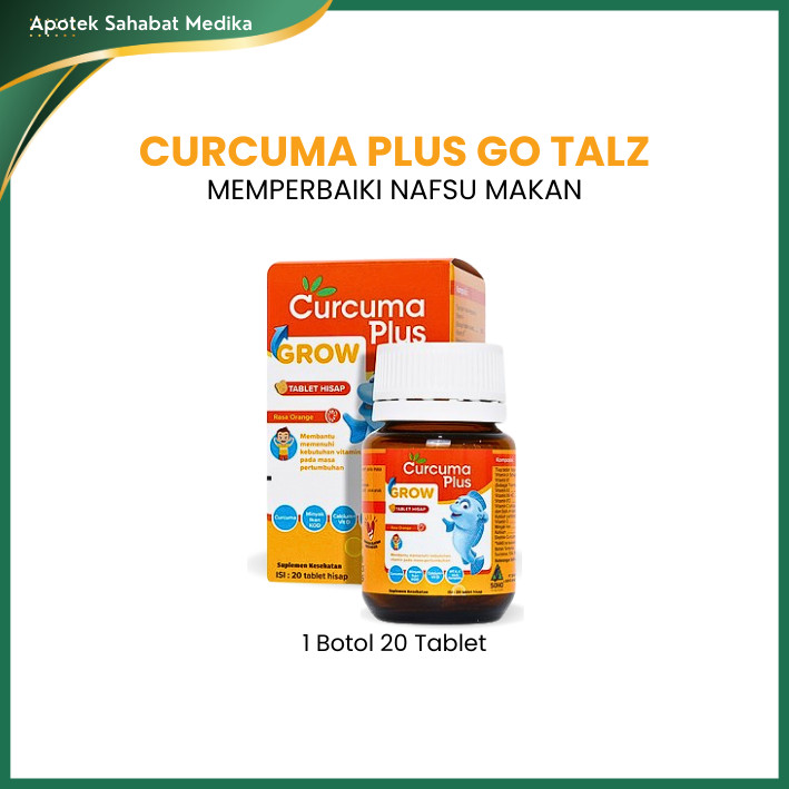 Curcuma Plus Go Talz Rasa Jeruk 20 Tablet
