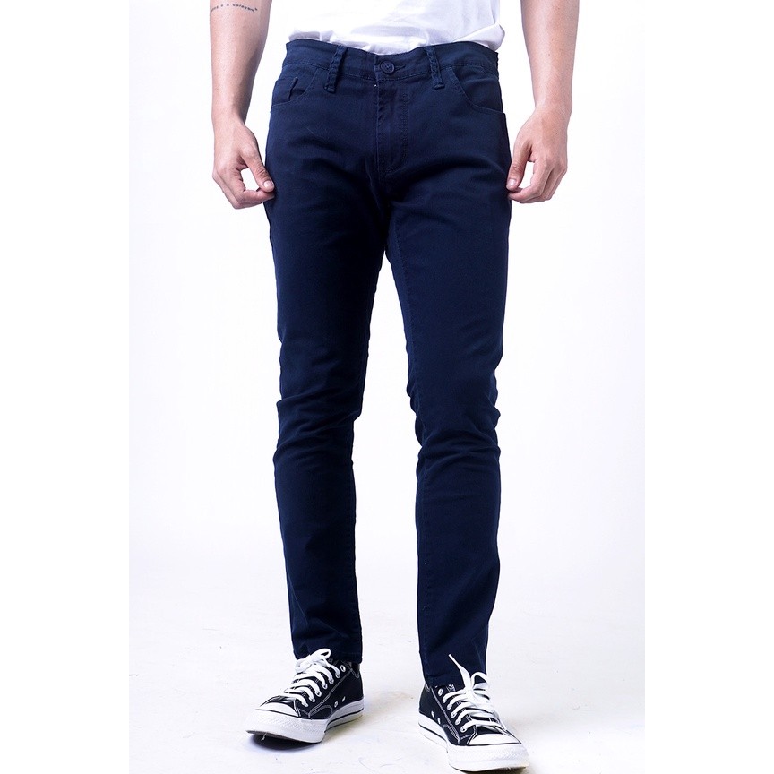Bombboogie Celana Pria Chinos Slimfit C1 Series Navy 43SC1B5NA