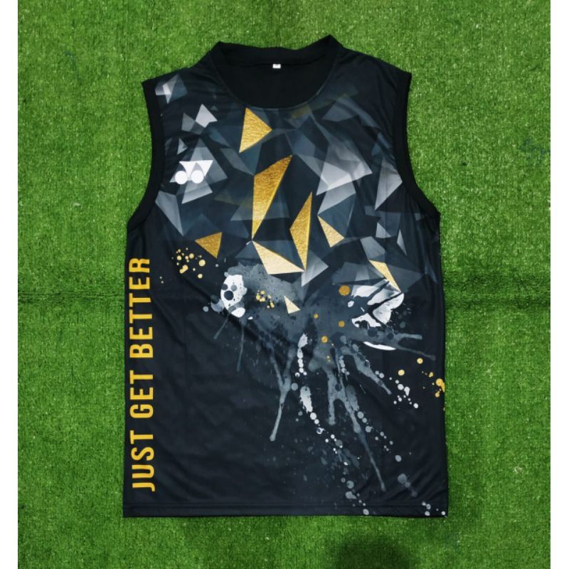 {COD} singlet dan setel Jersey training singlet Volly singlet yx badminton kaos yonex printing