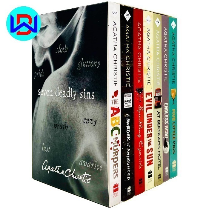 Agatha Christie Seven Deadly Sins Collection 7 Books Bahasa Inggris