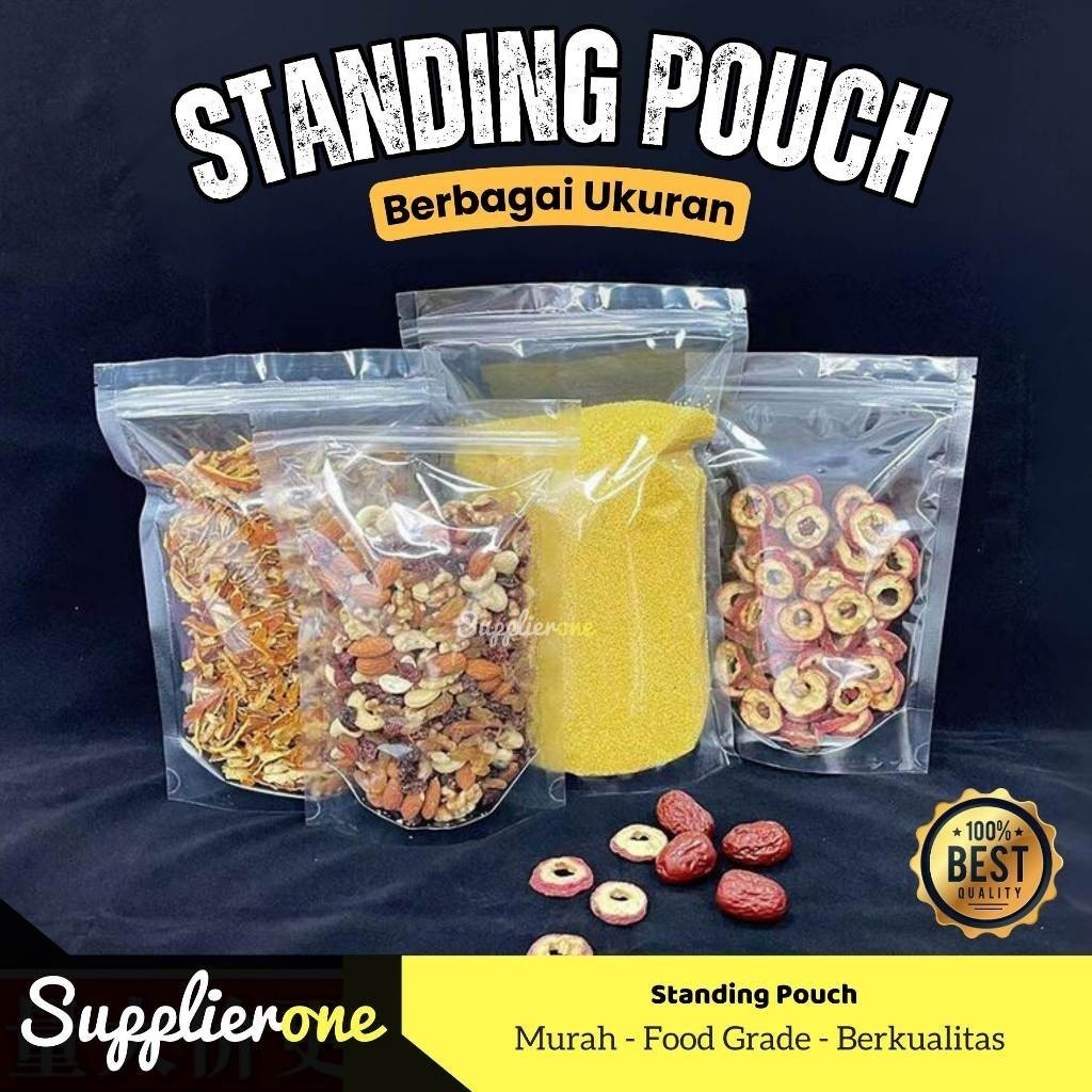 Standing Pouch / Standing Pouch Double Seal / Plastik Standing Pouch / Pouch Standing / Standing Pou