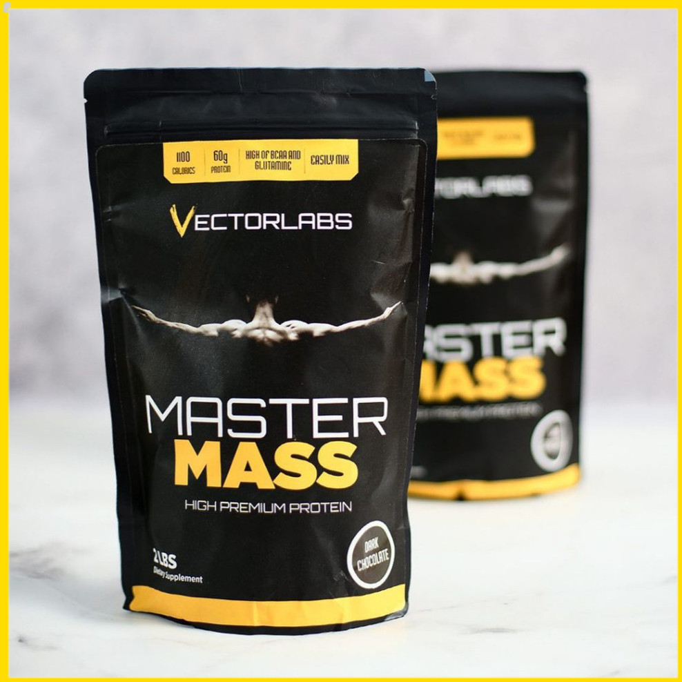 Vectorlabs Master Mass Gainer 2 lbs 900 gram Susu Protein Gym Bulking Penggemuk Penambah Berat Badan