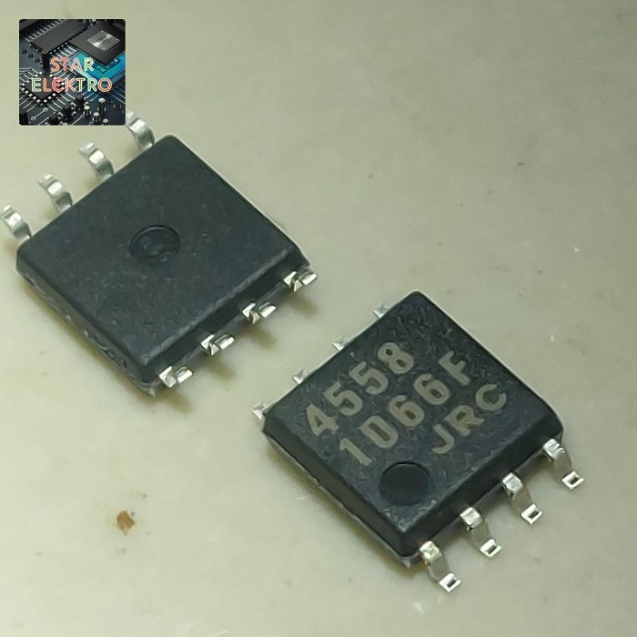 

2 Buah 2Pcs 4558 JRC DMP-8 Persegi SMD NJM4558M-TE1 JRC4558 IC Opamp Japan Radio