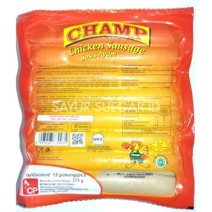 

sosis ayam champ isi 15