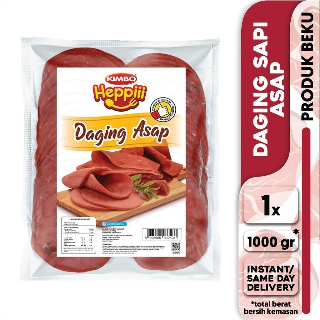 

KIMBO Heppiii Daging Asap 1000 gr