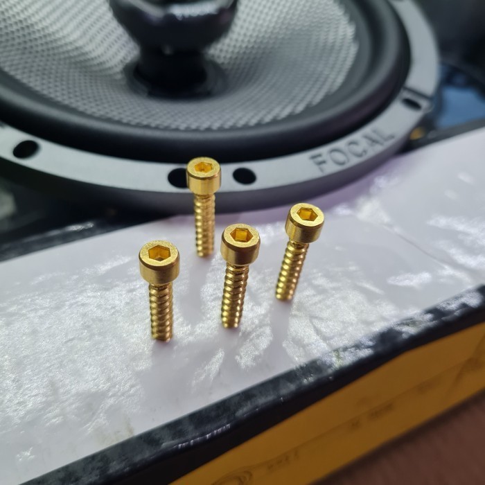 Sekrup / baut speaker cooper tembaga kepala L