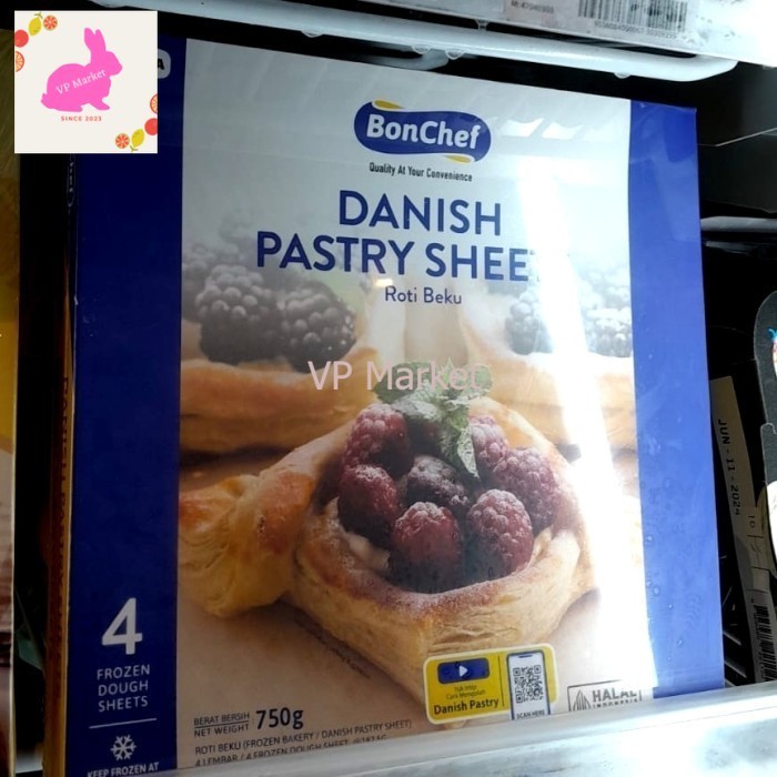 

BONCHEF DANISH PASTRY SHEET 750GR