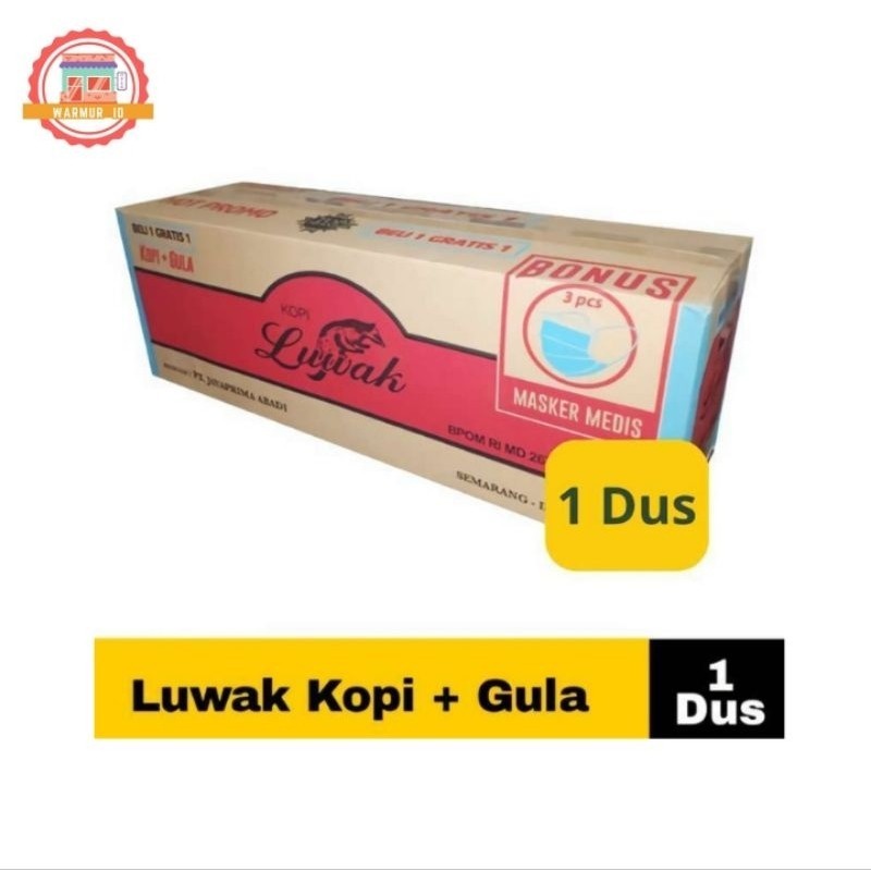 Kopi Luwak Hitam 1 dus isi 160  sachet