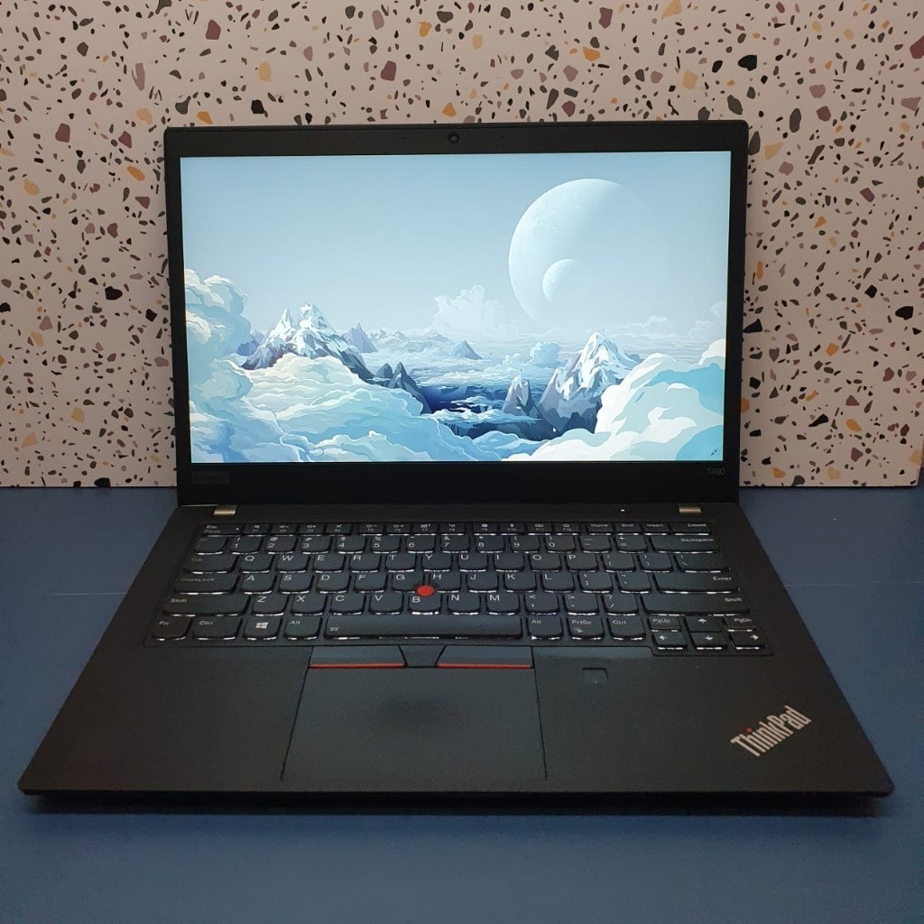 Laptop Lenovo ThinkPad T490 Intel Core i5 GEN 8 | SSD LAYAR FHD - Second Mulus Bagus Bergaransi