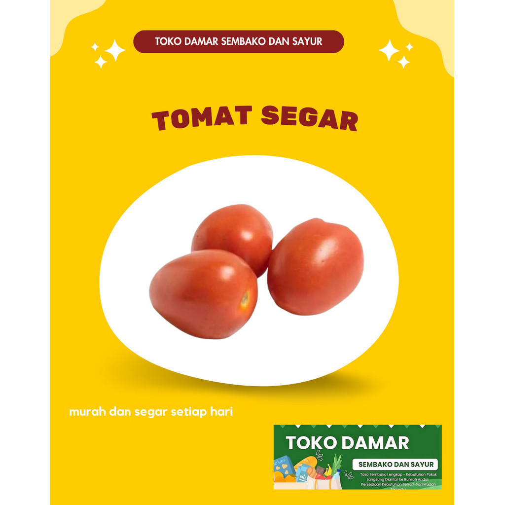 

Tomat Merah Segar / Tomat Merah Fresh (Buah / Sayur Segar)