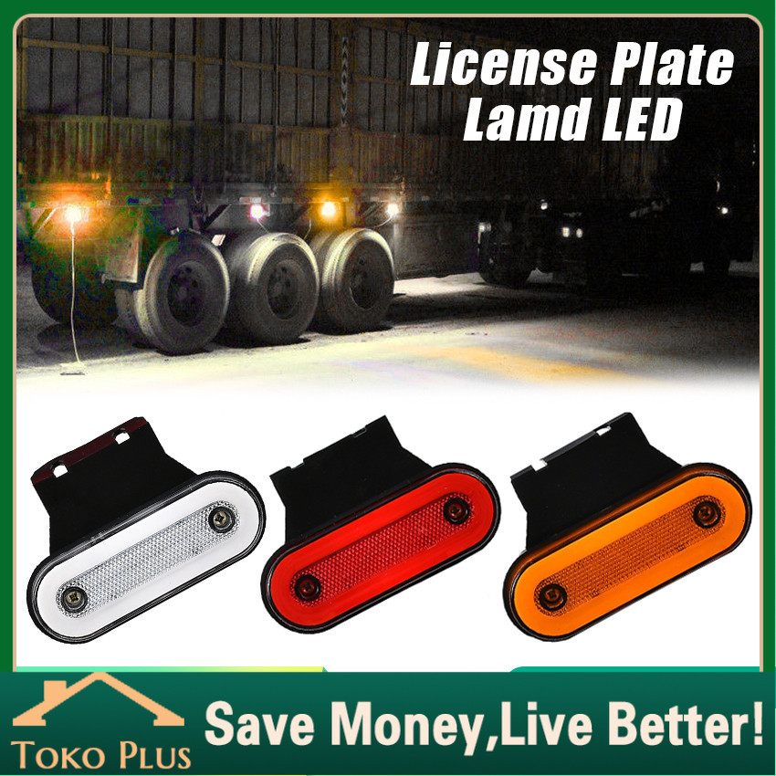 Lampu Bak LED Side Marker Truk Trailer / Bus / Mobil 24 Volt 12 Volt Universal Awet Anti Air LED Lam