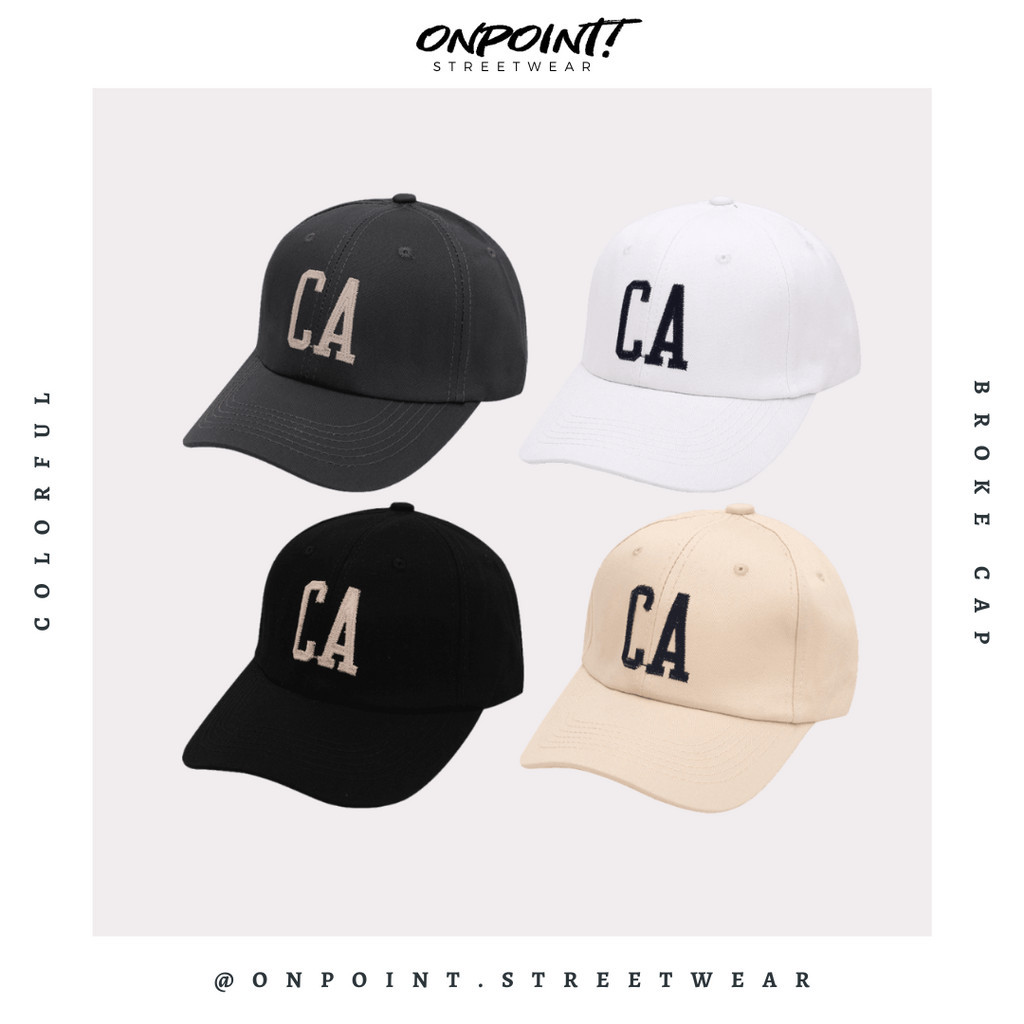 CA cap - Topi pria distro topi pria original topi pria dewasa topi baseball pria topi baseball origi