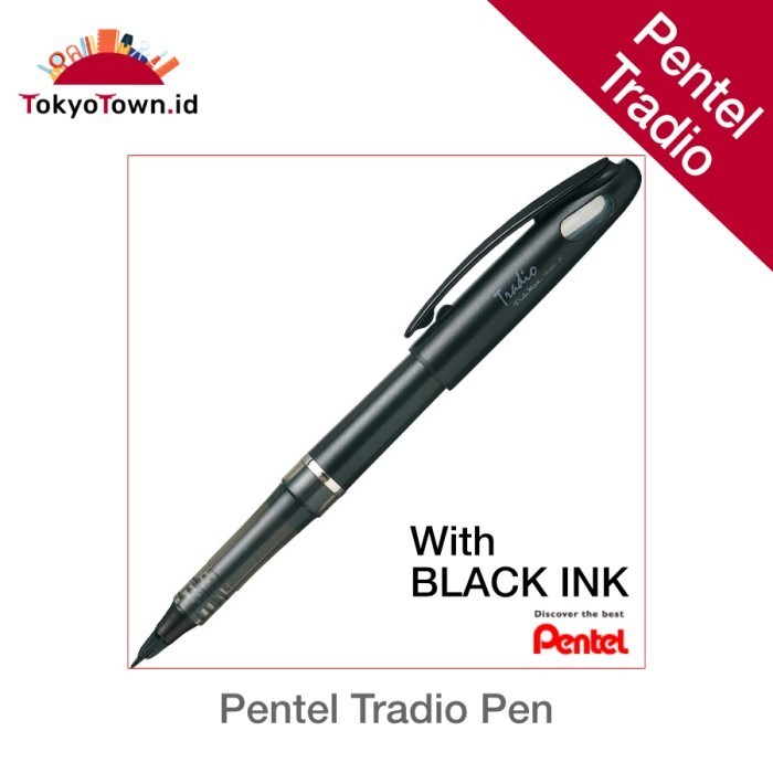 

Pentel Tradio Pulaman Ink Pen - Black Ink