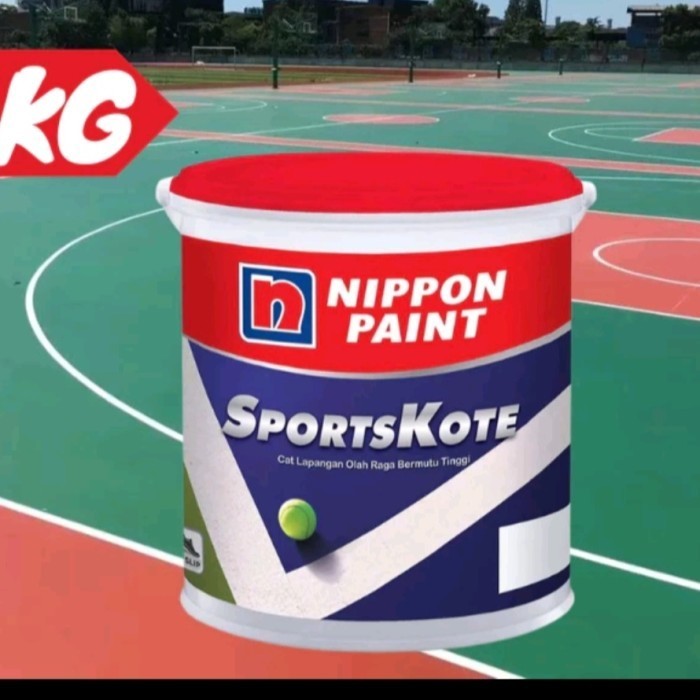 Cat Lapangan Olah Raga-SportKote Nippon Paint 5KG 001 002 003 004 005 006 007 008