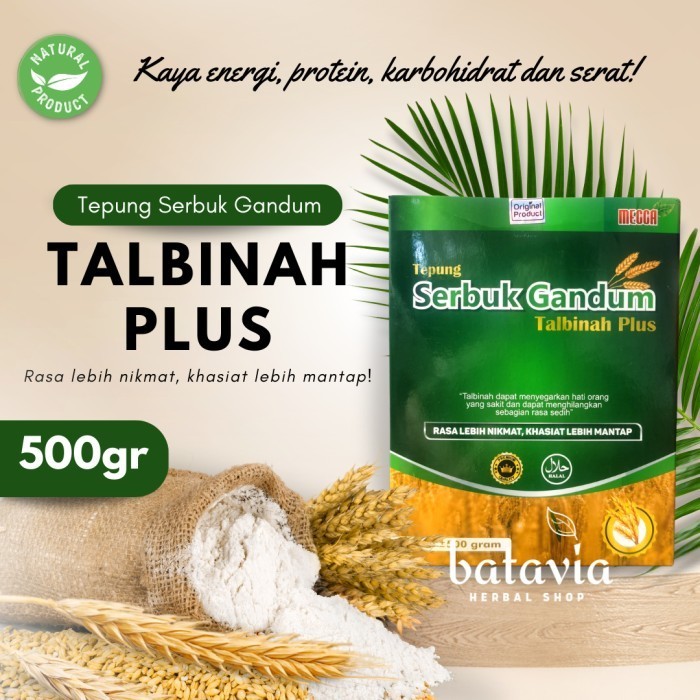 

Talbinah Plus Tepung Serbuk Gandum Mecca