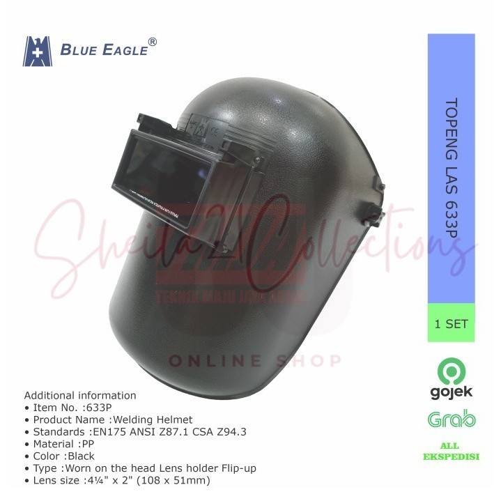 BLUE EAGLE Topeng Las / Kedok Las 633P