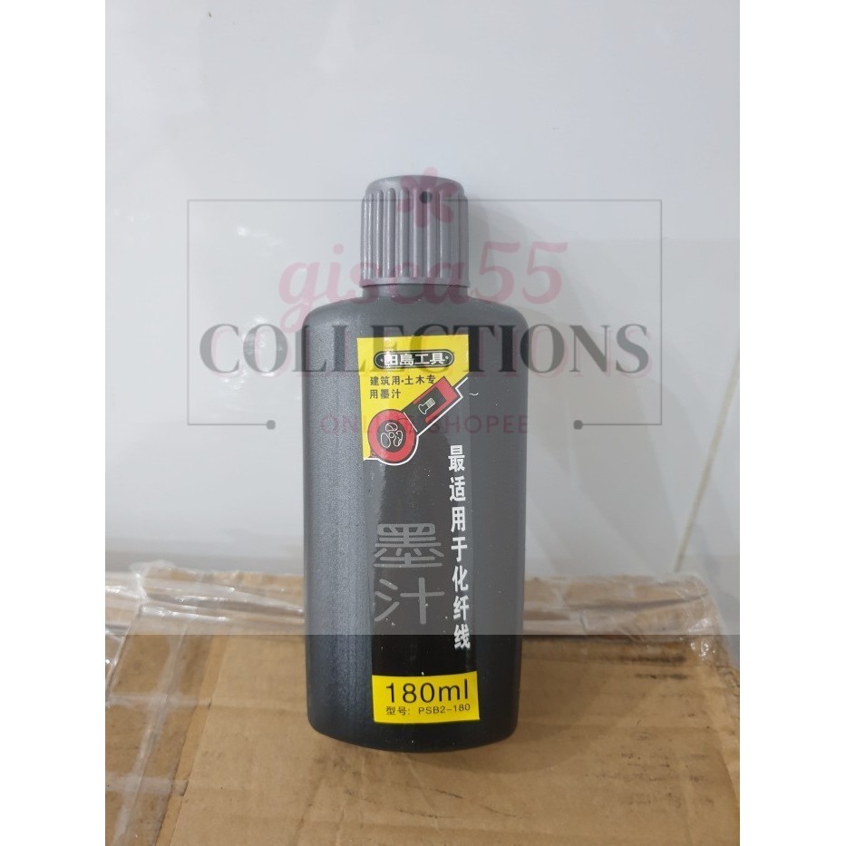 

Tinta Sipatan Hitam 180ml / Black Ink For Tajima 180ml Tinta Hitam