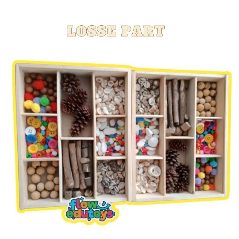 HY64RV Loose parts_montessori_mainanedukasi / loose parts