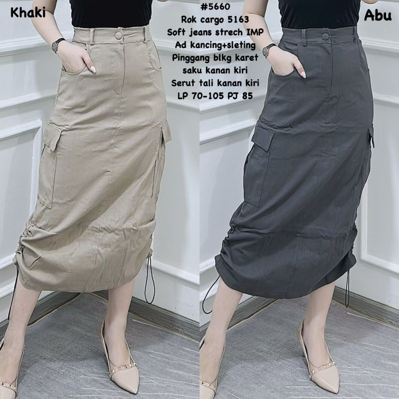 Atana Rok Span Cargo Katun Twill Canola