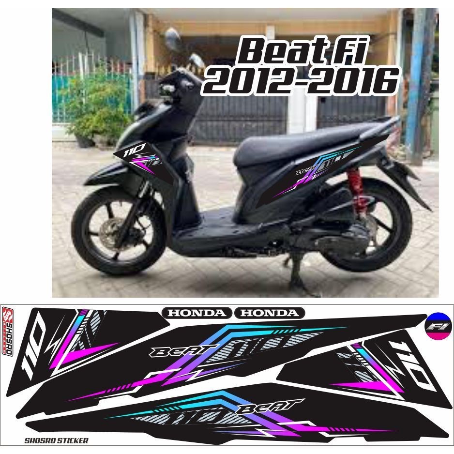COD/ VARIASI STIKER VIRAL STRIPING BEAT FI 2013 2014 VARIASI MOTOR HONDA BEAT FI 2014 STRIPING MOTOR