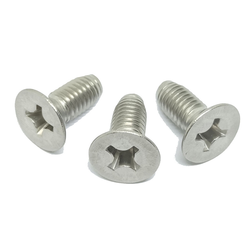 Baut jf m5 obeng plus (+) besi galvanis drat 5mm pitch 1.80mm