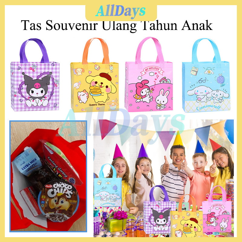 

Tas Ulang Tahun Motif Cinnamorol Melody Kuromi Goddie Bag Birthday Anak Snack Bag Goodie Bag Karakter Happy Birthday Sanrio Animals Tas Souvenir Ulang Tahun Anak