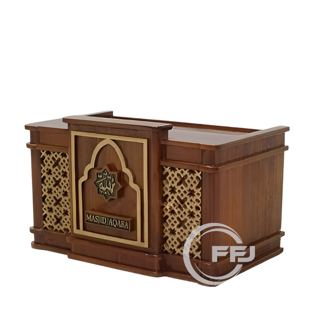 Meja Majlis Jati Mebel Jepara - Mimbar Duduk - Podium Duduk - Meja