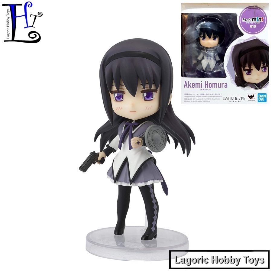 Figuarts Mini Akemi Homura [Puella Magi Madoka Magica] Bandai Mainan Figure