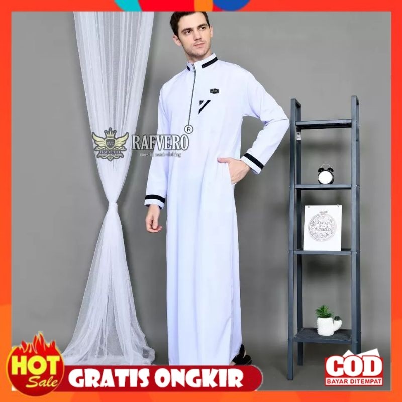 KAIN ADEM HALUS TEBAL / jubah pria polos motif -gamis pria - baju koko- baju muslim- jubah pria