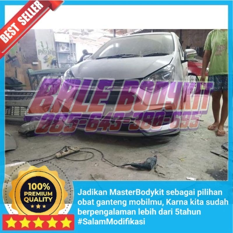 Aksesoris Bemper Mobil bodykit Agya Ayla Rojali 2017 up Termurah