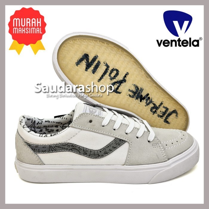 Sepatu Ventela X Jerome Polin Konnijiwa White / Ventela Jerome Polin white