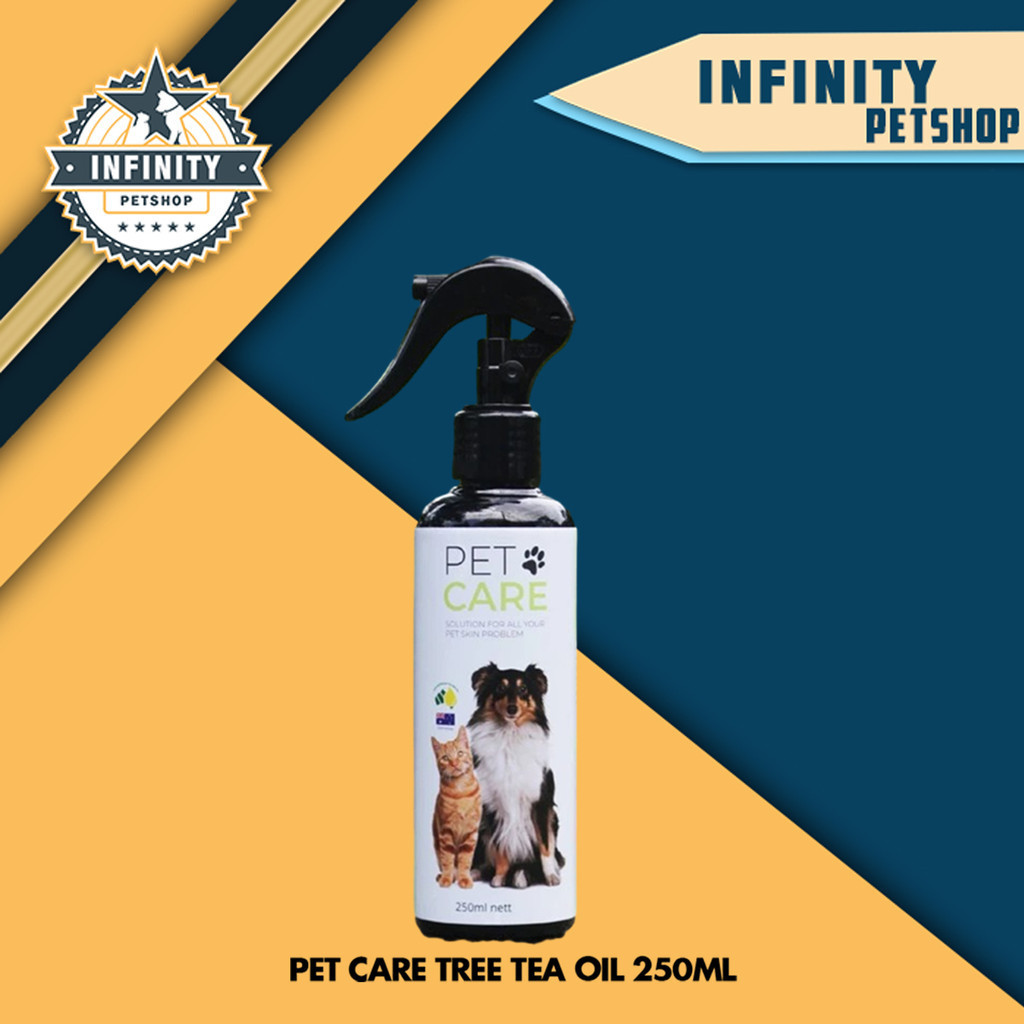 Pet Care Tea Tree Oil Spray Jamur Kutu Kucing Anjing