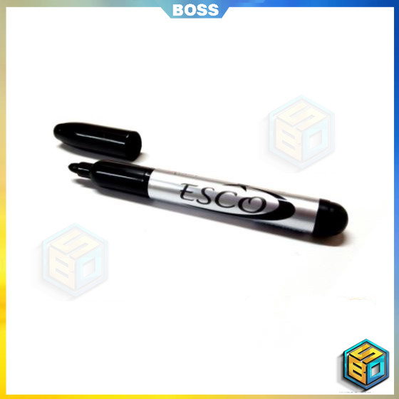 

BOSS MURAH COD Spidol Besar Permanent Esco Grosir 12pcs