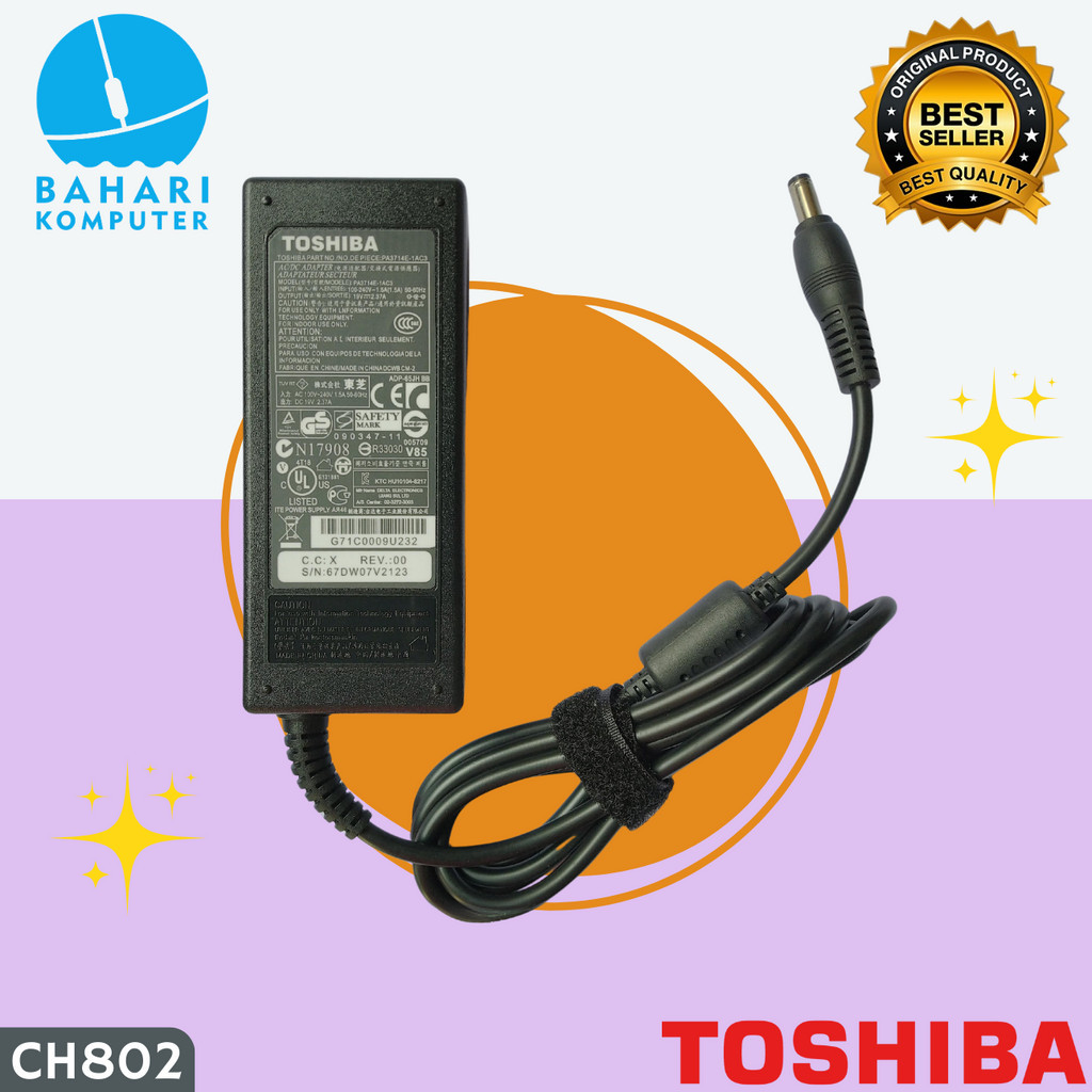 Adaptor Charger Toshiba Portege Z830 Z930 Z930-S9311 Z935 - NEW
