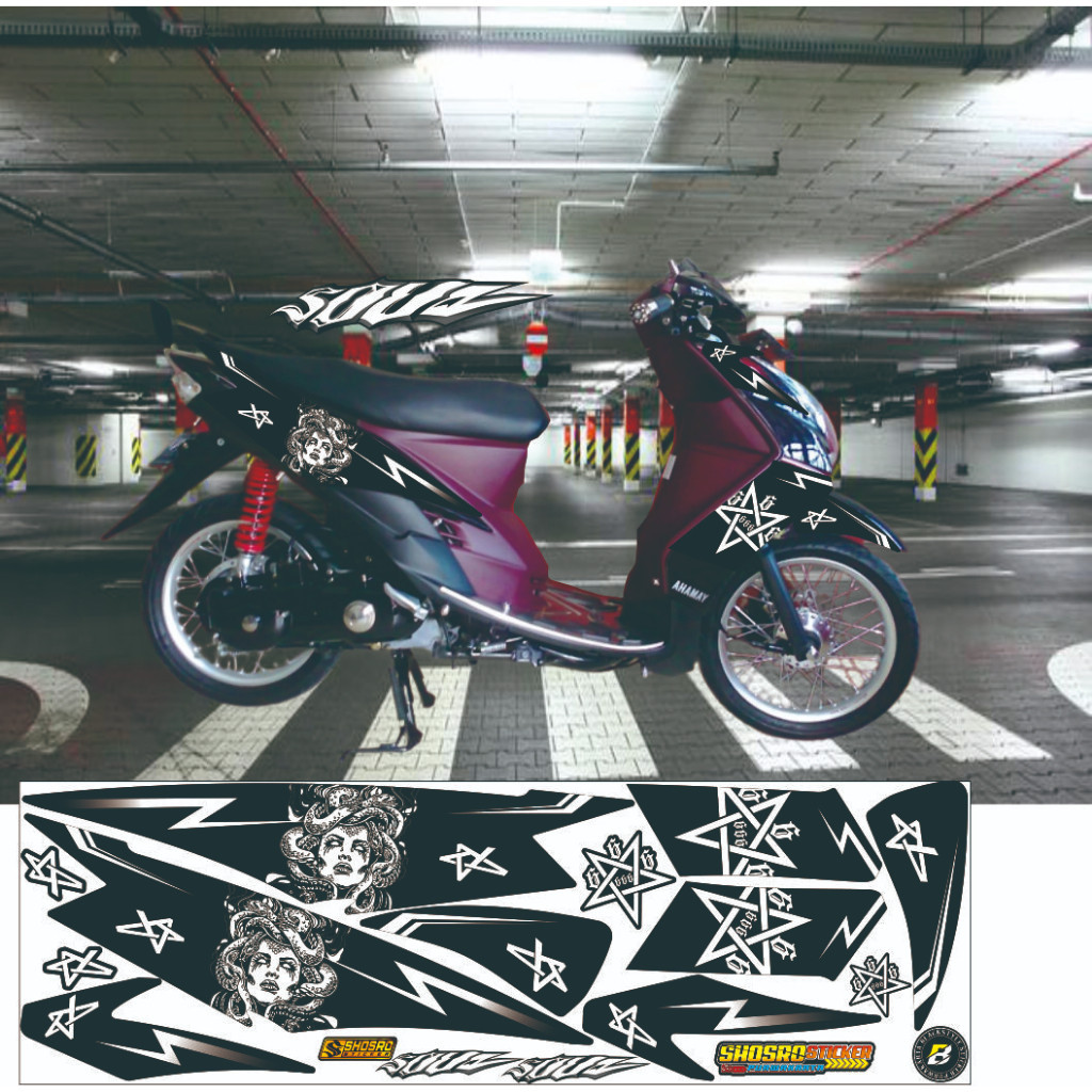 COD/STIKER STRIPING MOTOR YAMAHA MIO SOUL OLD / MIO SOUL CARBU/STIKER MIO SOUL VARIASI OLD STRIPING 
