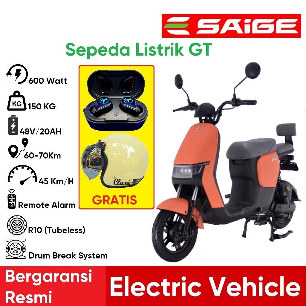 Saige Sepeda Listrik GT Electric Bike GT Series