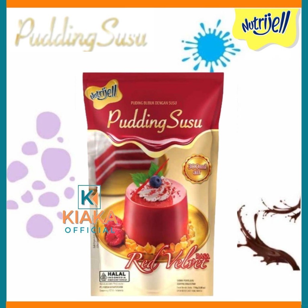 

NUTRIJELL PUDDING SUSU RASA RED VELVET SANTAN LAPIS BUBUK JELLY INSTANT