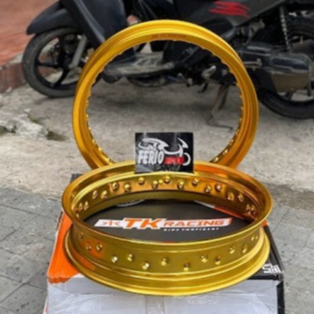 Velg TK 300 350 17 Gold Lubang Hole 36 ring 17 - Velg TK Japan Supermoto