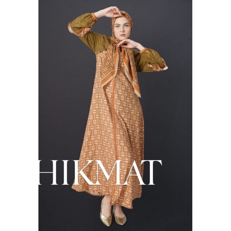 Terbaru Abaya Hikmat A9211-03 Original