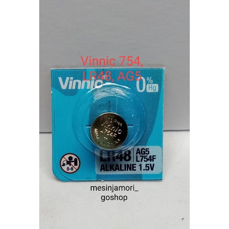 baterai Vinnic 754 L754 LR48 AG5