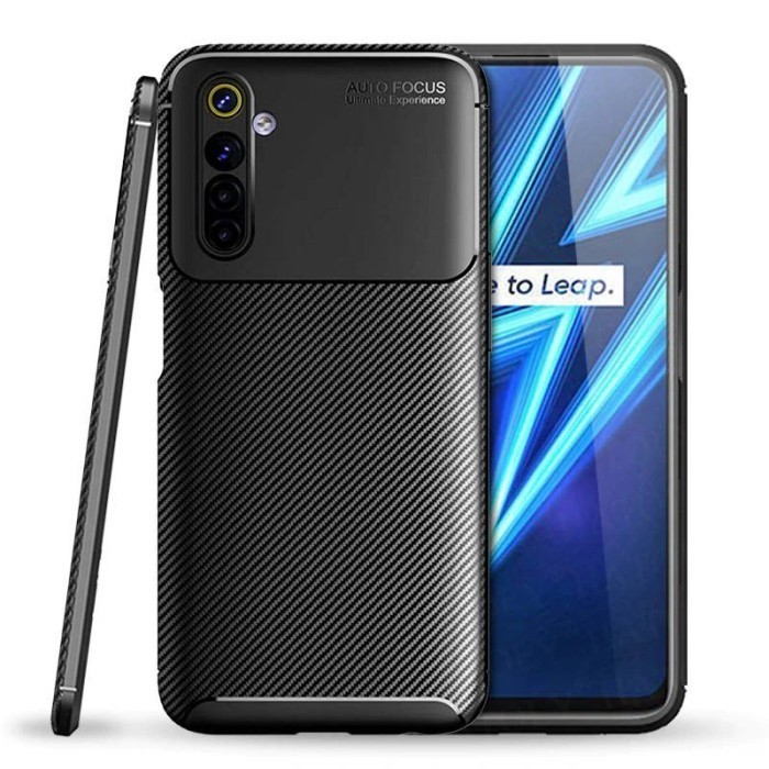 Case Realme 6 Realme 6 Pro Autofocus Carbon Slim Armor Anti Shockproof