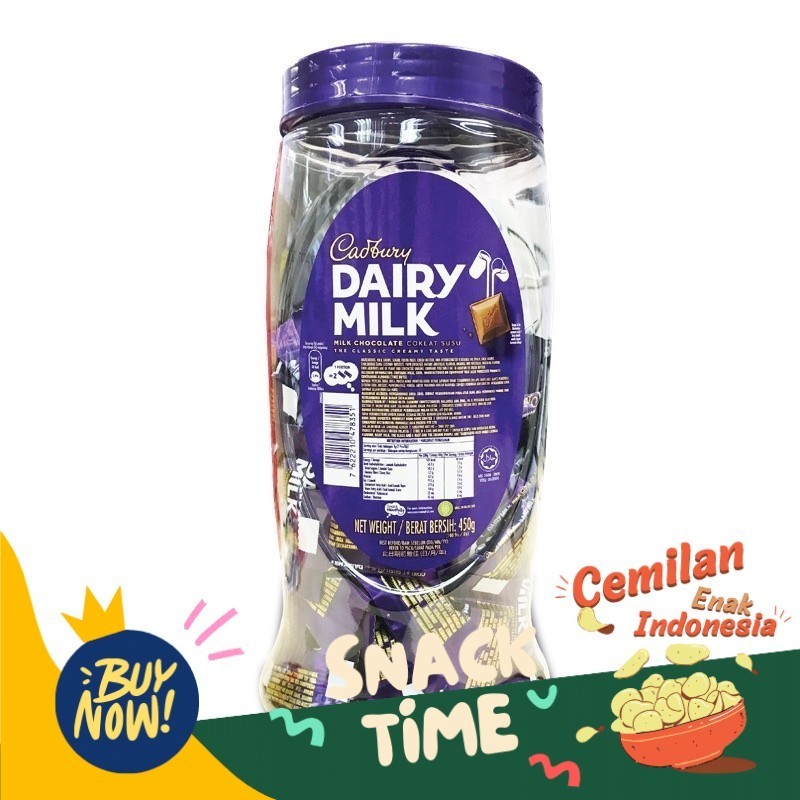 

Special Diskon Cadbury Dairy Milk Toples 405 Gr 90 Pcs