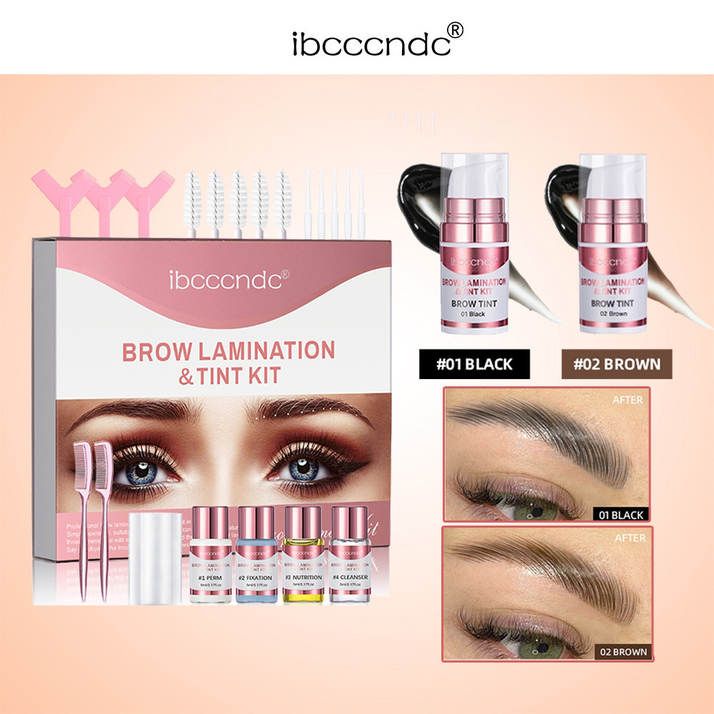 【 2024 Baru】ibdc 2 Warna Brow lift/brow bomber kit/ Brow lamination Kit Perm Alis Pengangkat Alis De