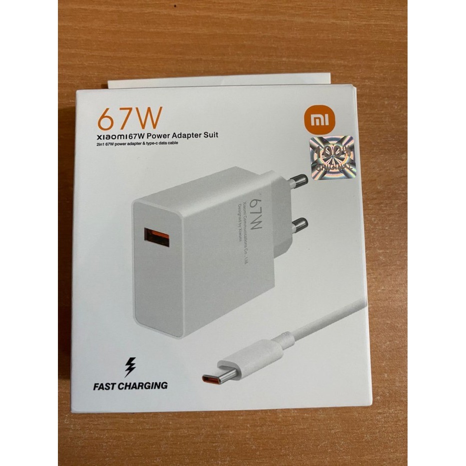 Travel Adapter Charger Xiaomi USB Type-C Fast Charger 67Watt