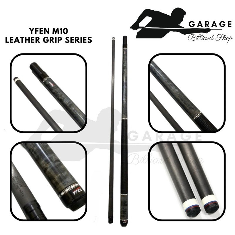 Stik Billiard YFEN M10 Carbon Cue Leather Grip 12.5mm