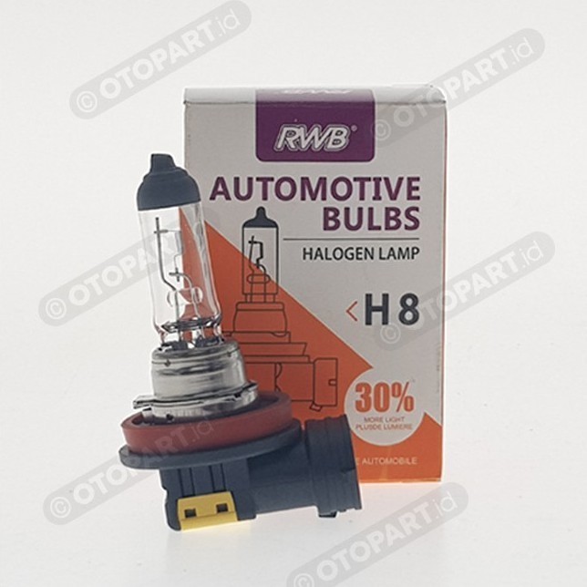 Lampu Mobil Halogen H8 RWB