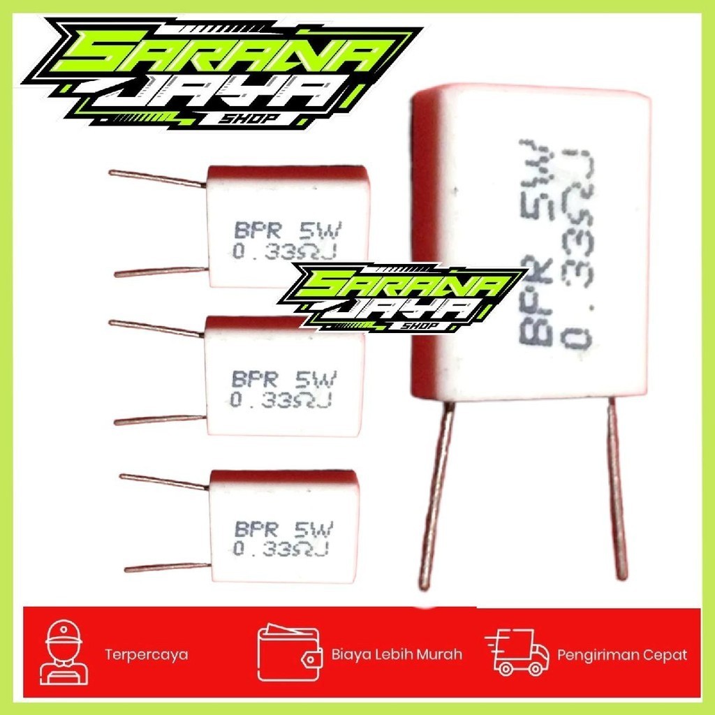 RESISTOR KAPUR NOBLE NOBEL 5WATT 0,33OHM