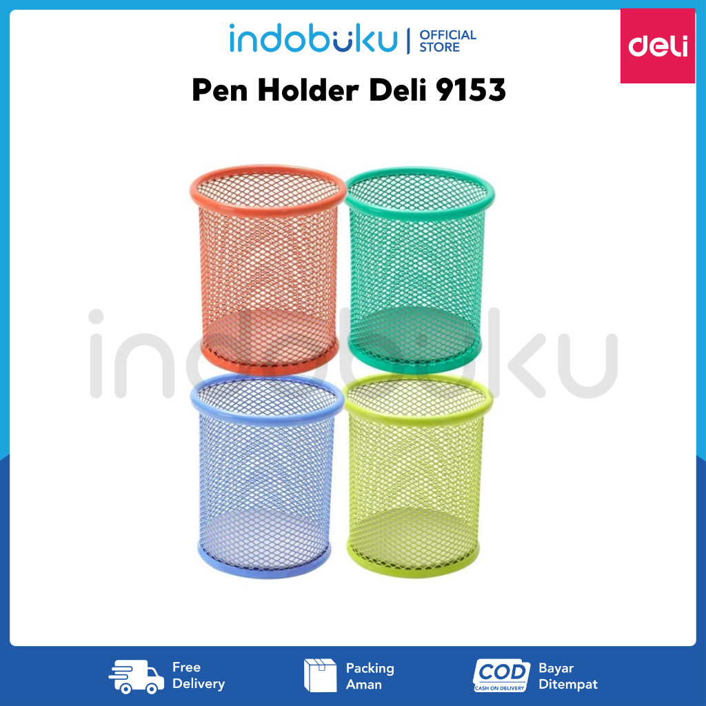 

Pen Holder Deli 91mmx98mm 9153 Tempat Pulpen Deli 9153