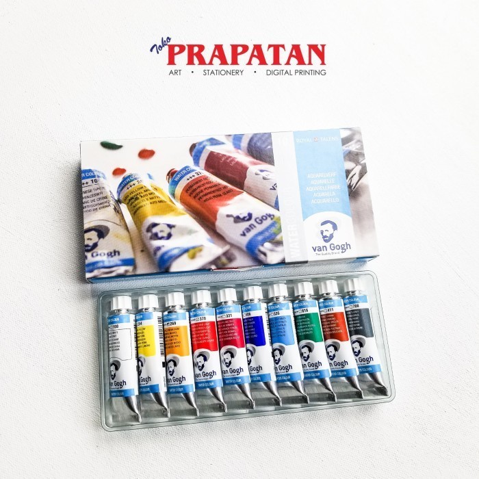 

Van Gogh Watercolor Tube Set 10x10ml Isi 10 warna x 10ml -YY41